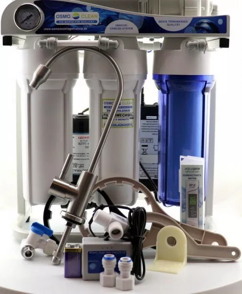 DELUXE Osmoseanlage 500 GPD antibakteriell Osmose Wasserfilter 5-stufig Filter 2