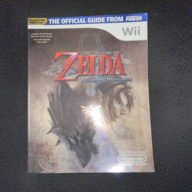 Twilight Princess Video Game Official Nintendo Power Player's Guide with poster