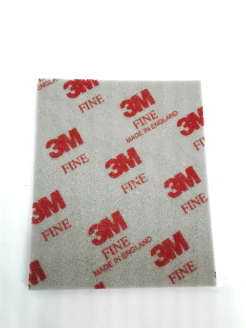 3M 02604 Softback Sanding Sponge Fine Grade 4-1/2" x 5-1/2" Box of 20