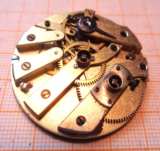 Antique Pocket Watch Factory Key Lift Faulty Restlessness OK D = 40.5mm MS