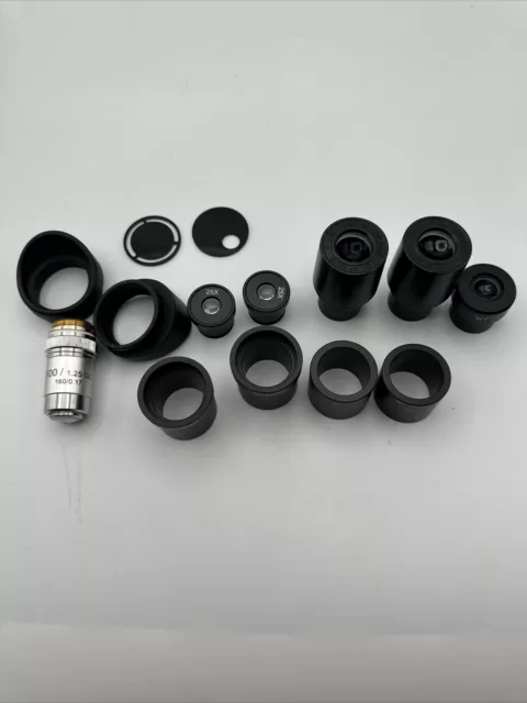 Lot of Various Microscope Eyepieces Unbranded Wf20x 10x/18 25x 23.2  Achromatic