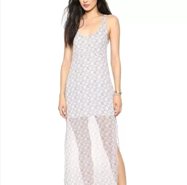 For Love & Lemons Midnight Cowgirl Maxi Dress Size M 2