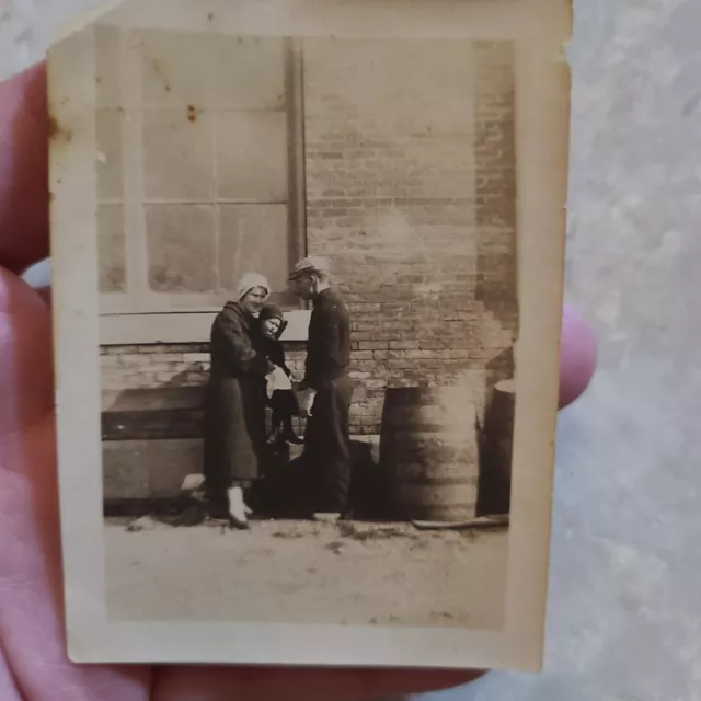 Vintage Photo Picture Family Man Woman Child