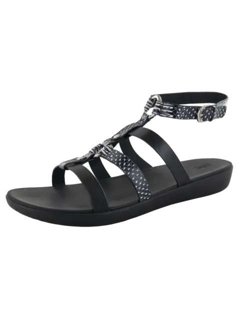 Fitflop Womens Hoopla Leather Back Strap Sandal Shoes