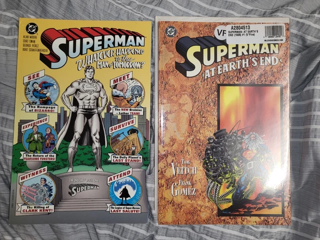 Superman At Earth’s End DC Elseworld’s 1995 1st Print Graphic Novel NM + Bonus