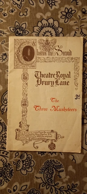 The Three Musketeers at Theatre Royal Drury Lane 1930 Programme