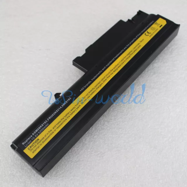 NEW Laptop Battery for IBM Thinkpad R50 R50P R51 R51e R52 T40P T41 T43 T43P