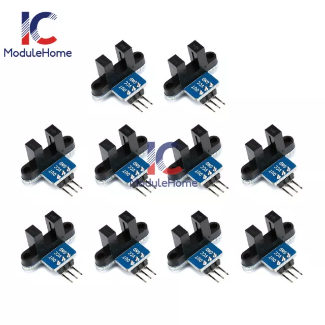 10PCS Slotted IR Infrared Speed Sensor Module Distance Measurement Detection New
