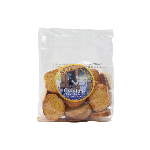 Croûtons au safran