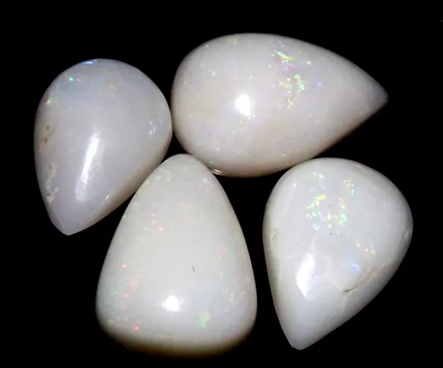 9.15 cts Australian Opal Cabochon Loose Gemstone Wholesale Lot  4 Pcs #yao1476