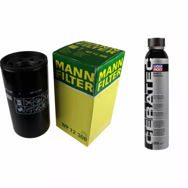 MANN-FILTER ÖLFILTER WP 12 308 + LIQUI MOLY Cera Tec 3721