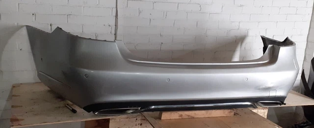 MERCEDES E CLASS W212 Saloon Rear Bumper Facelift Bare Silver £99.95 ...