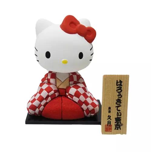 Sanrio Hello Kitty Kimekomi Doll Kyugetsu Original Kimono Doll JAPAN NEW