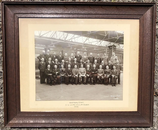 De colección J. S. White & Co Ltd, Cowes, foto de astillero, Beken & Sons, isla de blanco