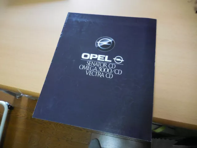 OPEL VECTRA OMEGA 3000 VECTRA Japanese Brochure 1990/12 XA300 XB300 XB240 XC200