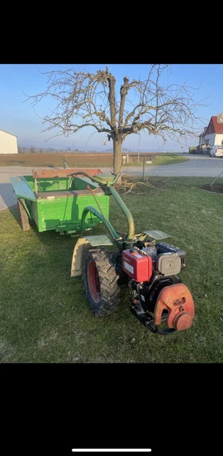 EINACHSER AGRIA 1700 10PS Dieselumbau + Typ 88 Anhänger EUR 1.350,00