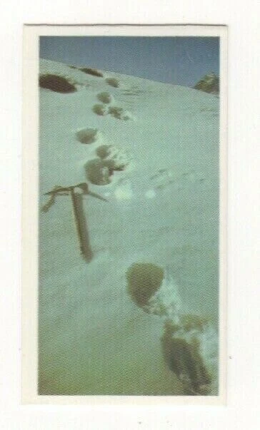 Brooke Bond #20 - Yeti Footprints in the Himalayas