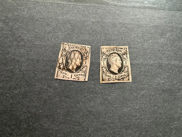 AD Sachsen Mi. Nr. 4 I, IIa , gestempelt, Mi. 105.-