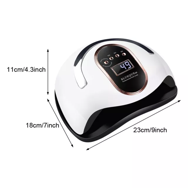 168W For Gel Rechargeable Automatic Sensor LED Nail Lamp Timer Settings Faster