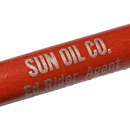 Vintage Marshalltown Iowa Sun Oil Company Gas Gasoline IA Advertising Pen