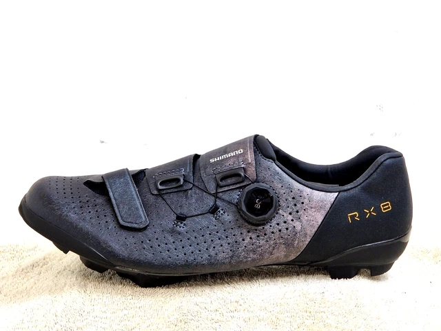 Shimano SH-RX801 SPD Herren Fahrradschuhe NEU BOA schwarz UK 10-10,5 EU 46 UVP £250