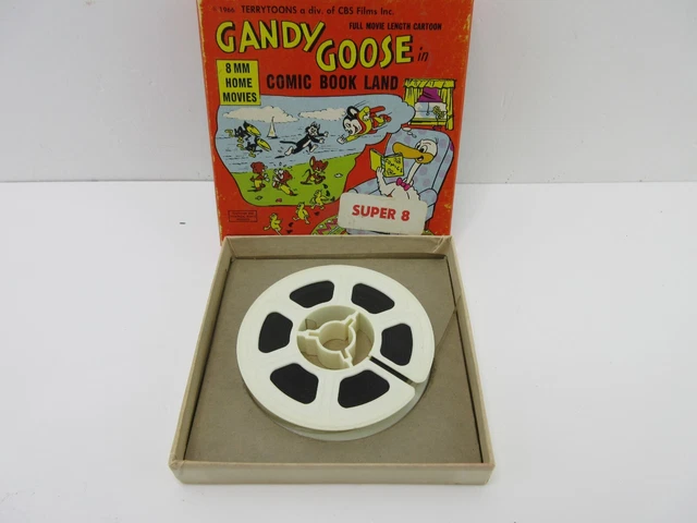 Gandy Goose en Comic Book Land - 8 mm - Super 8 - 1966 - TERRYTOONS