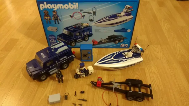 Playmobil City Action Set - Police/Ambulance/Speedboat/Truck/Jeep/Car - New