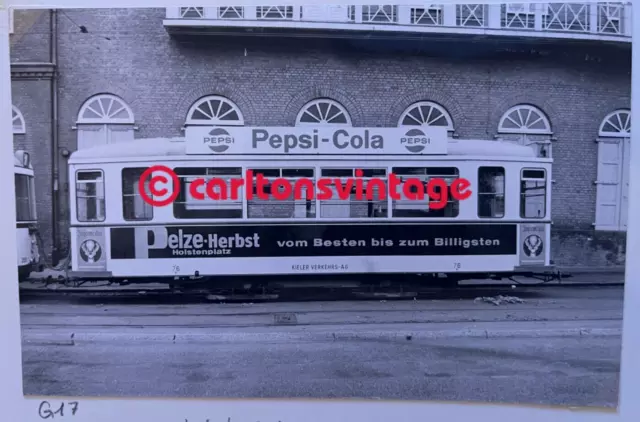 Tw 76 Kiel 1971 I historisches Straßenbahn Tram Foto