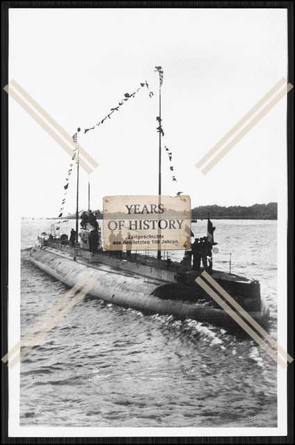 FOTO 1.WK WELTKRIEG 19141918 Unterseeboot UBoot U Deutschland