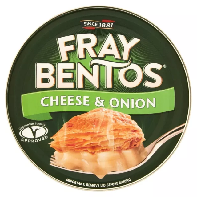 Fray Bentos Käse & Zwiebel Pie 425g Packung 2