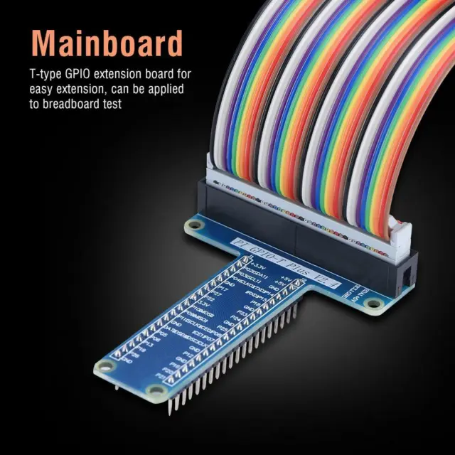 T-Type GPIO Extension Board +40Pin Ribbon Flat Cable for Raspberry Pi 1B+/ 2B/3B