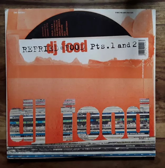 DJ Food Refried Food Pts 1 & 2 Ninja Tune 1996 Zen 21/1 Zen 21/2 Double Vinyl