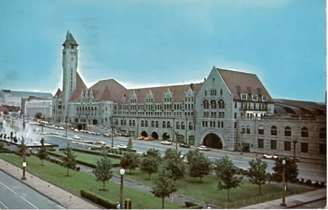 Post Card - Union Station, St. Louis, No. (Downtown)