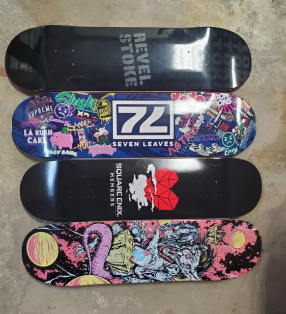 Skateboard Decks - *RANDOM LOT OF 5* - Blemished/Misprint - 100% Canadian Maple