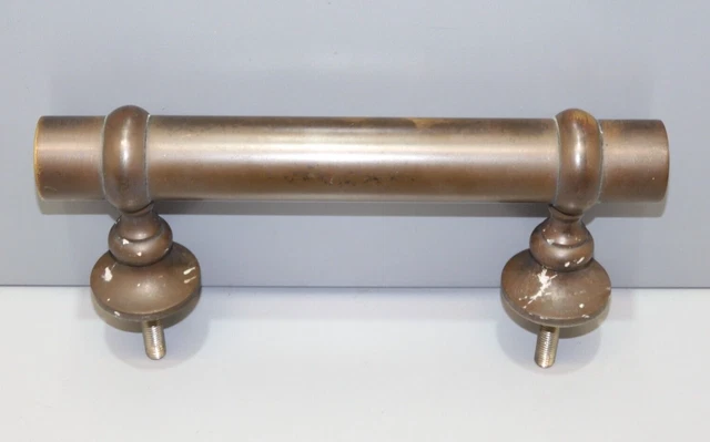 -ANCIENNE POIGNEE DE PORTE D'ENTREE en BRONZE bâton de maréchal jus