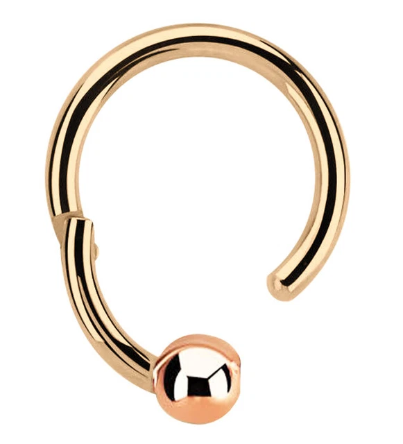 Bcr Piercing Captive Ring Chiusura Sfera Labbra Naso Anello Orecchio - Foto 9