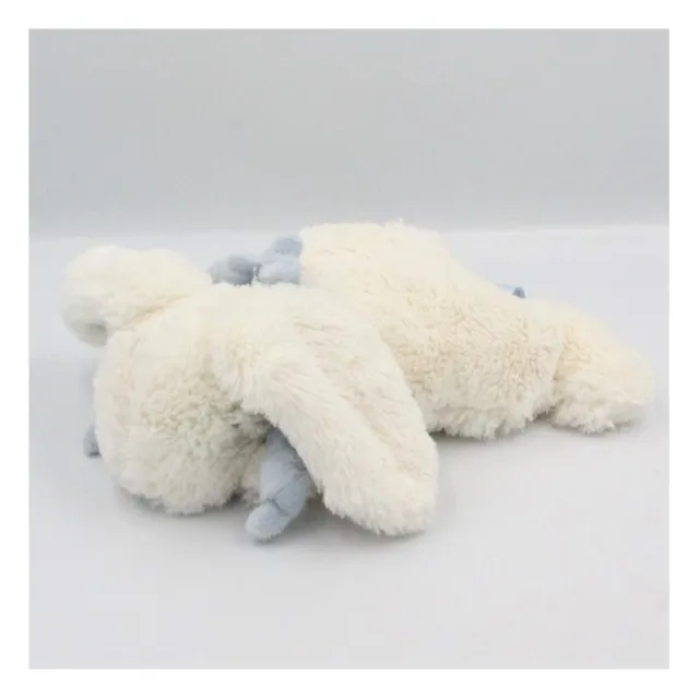 Doudou lapin blanc bleu tout doux Bonbon DOUDOU ET COMPAGNIE - 16866