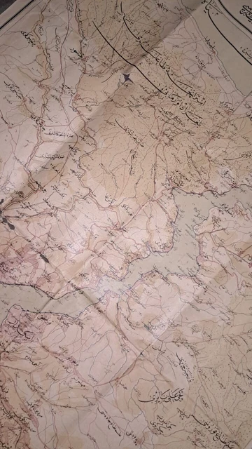 Turkey ottoman map before 1923 one meter * 60 cm. - 1- 15 3