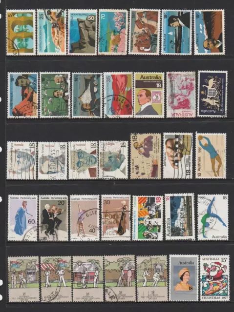 Assorted Used Stamps from 1976, 1977 .  Well worth a look .