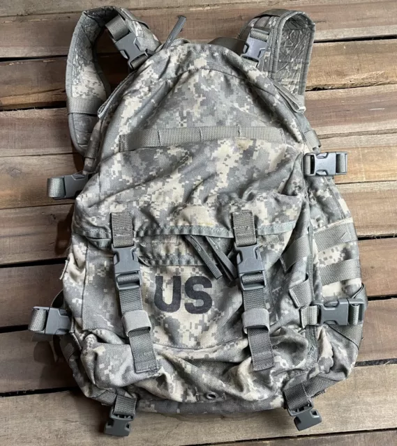 Us Army Surplus Acu Assault Pack 30L 3 Day Molle Ii Backpack With Stiffner Nice 3