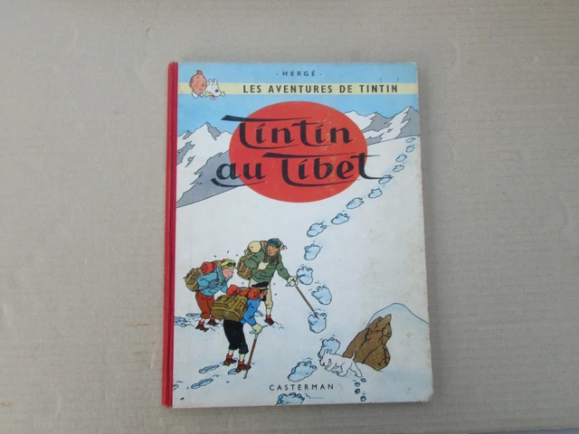 Eo Page De Garde Tintin Au Tibet Sans Le Redoutable TINTIN ET MILOU Herge Tintin Au Tibet Casterman Eo B29 1960 Bon Etat