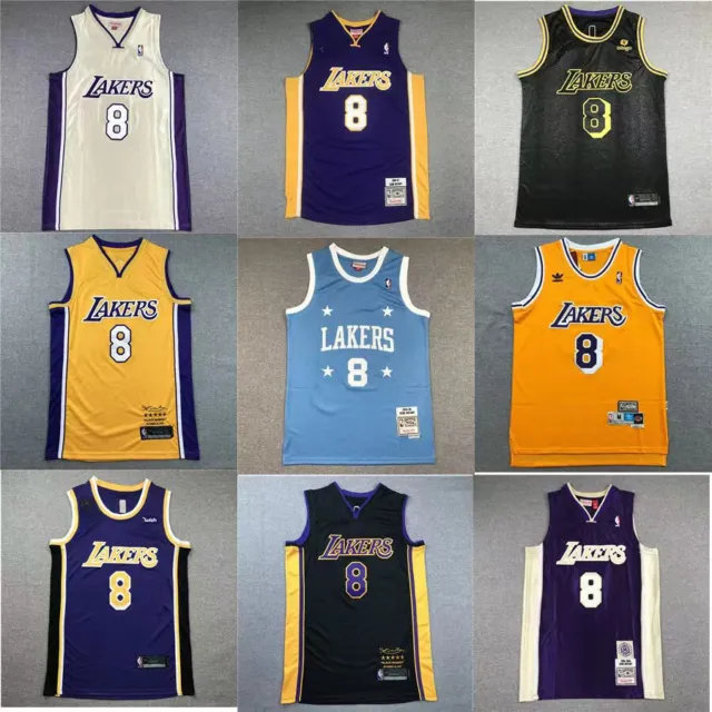 Kobe Bryant Adidas LA Lakers Hardwood Classic Jersey Sz L +2 Length