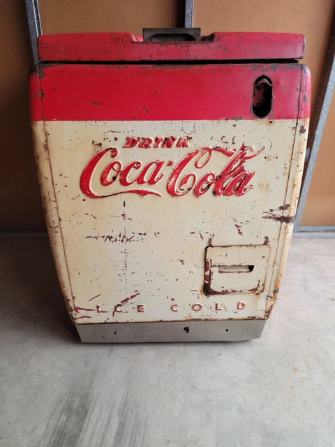 1940s Coca Cola westinghouse WD-5 cooler machine vintage coke soda pop
