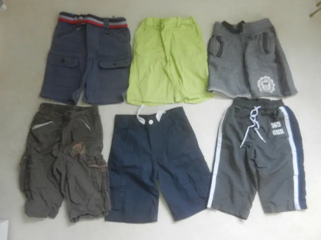 Pacchetto pantaloncini estivi ragazzi x 6 età 6-7 anni F&F Primark George Matalan Cargo