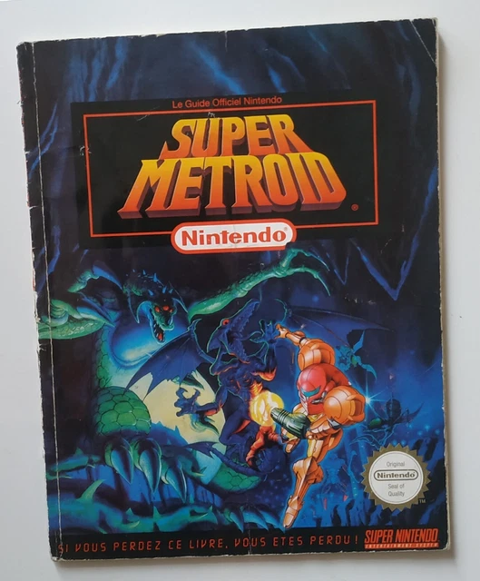 Guide Officiel Nintendo Super Metroid  1994   En Très Bon État  " Voir Photos "