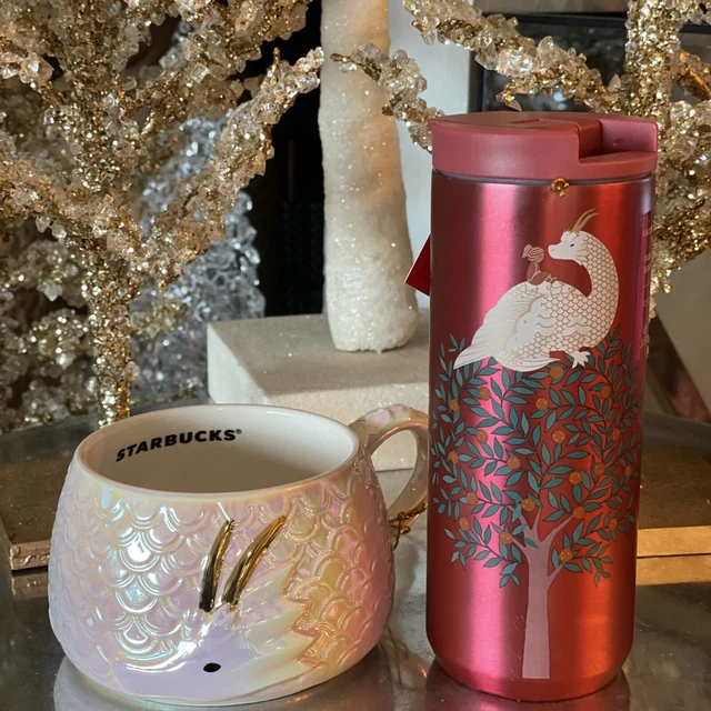 2024 LUNAR YEAR of the Dragon STARBUCKS 12oz insulated tumbler AND