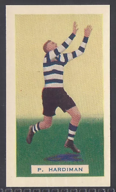 Hoadleys-Victorian Footballers (Action) 1938-#037- Geelong - Hardiman