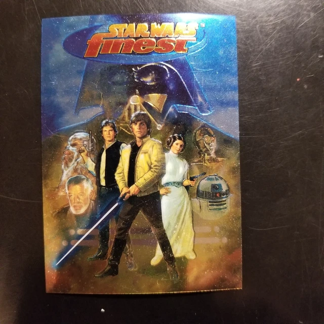 1996 Topps Star Wars Finest Chromium Trading Card - Base Set FINISH YOUR SET