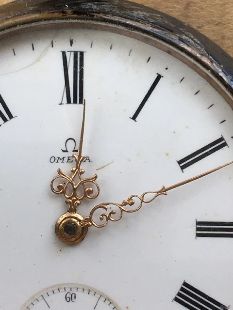 Montre De Poche Hachette - Mouvement à Quartz, Cadran Blanc, Boîtier Or Jaune, Bon état De Fonctionnement