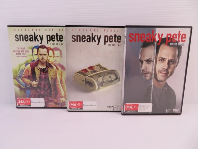 SNEAKY PETE COMPLETE Season 1,2,3 Giovanni Ribisi -DVD Region